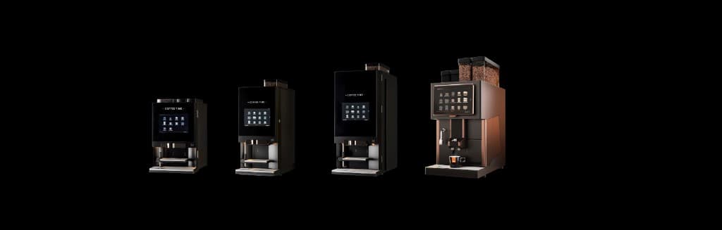 Utvalg av premium kaffemaskiner for kontor